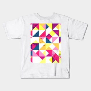 Bright Geometric Revive Funky Kids T-Shirt